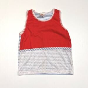 Vintage Andover Togs Tank Top Boys Size 2T Mesh